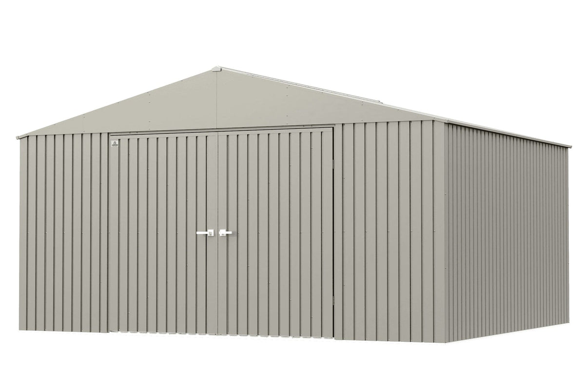 Elite 14x12-ft Cool Grey Weather-Resistant Steel Shed C3V1 - product image 2