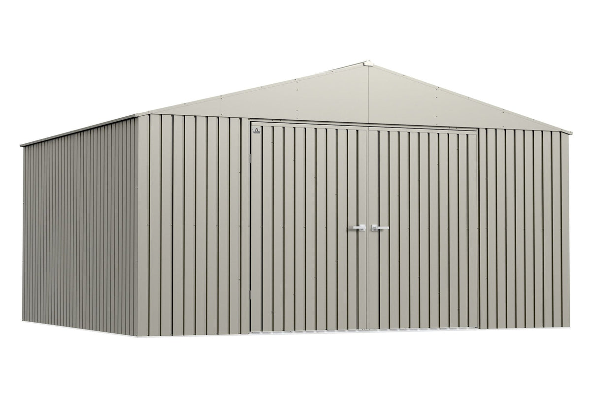 Elite 14x12-ft Cool Grey Weather-Resistant Steel Shed C3V1 - product image 4