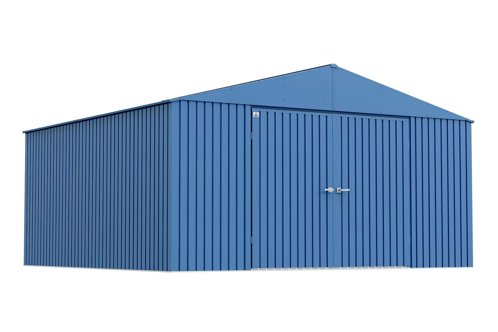 Elite 14x14-ft Corrosion-Resistant Blue Grey Steel Shed M6H8 - product image 3