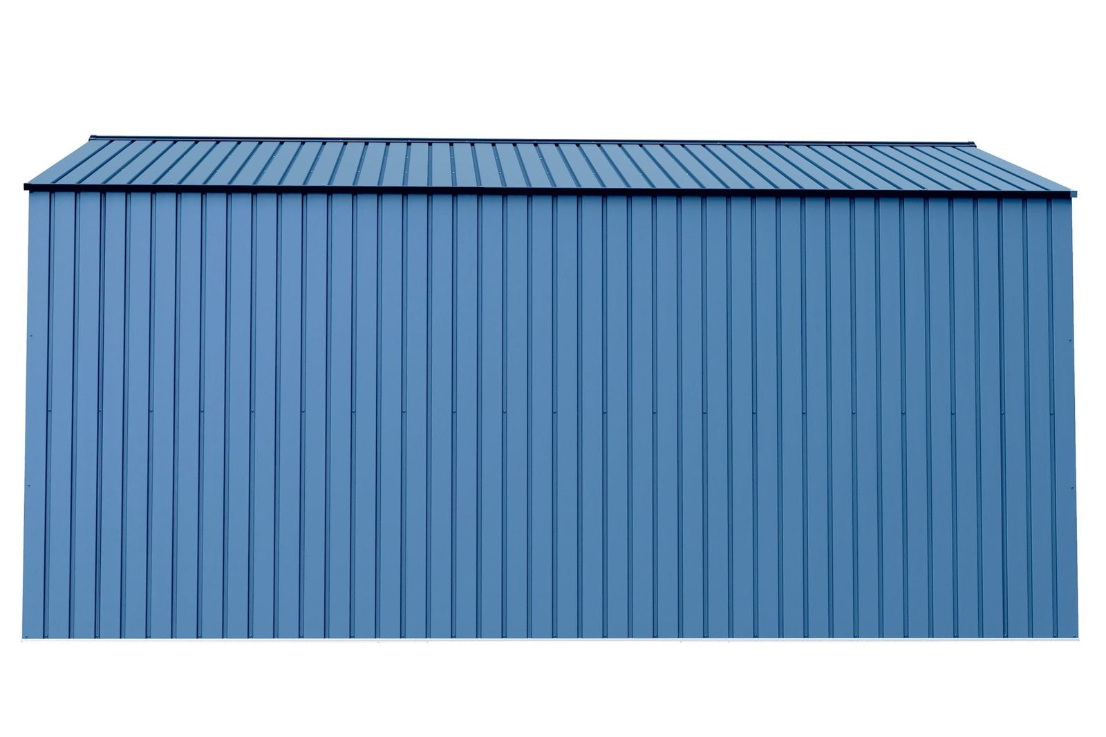 Elite 14x14-ft Corrosion-Resistant Blue Grey Steel Shed M6H8 - product image 4