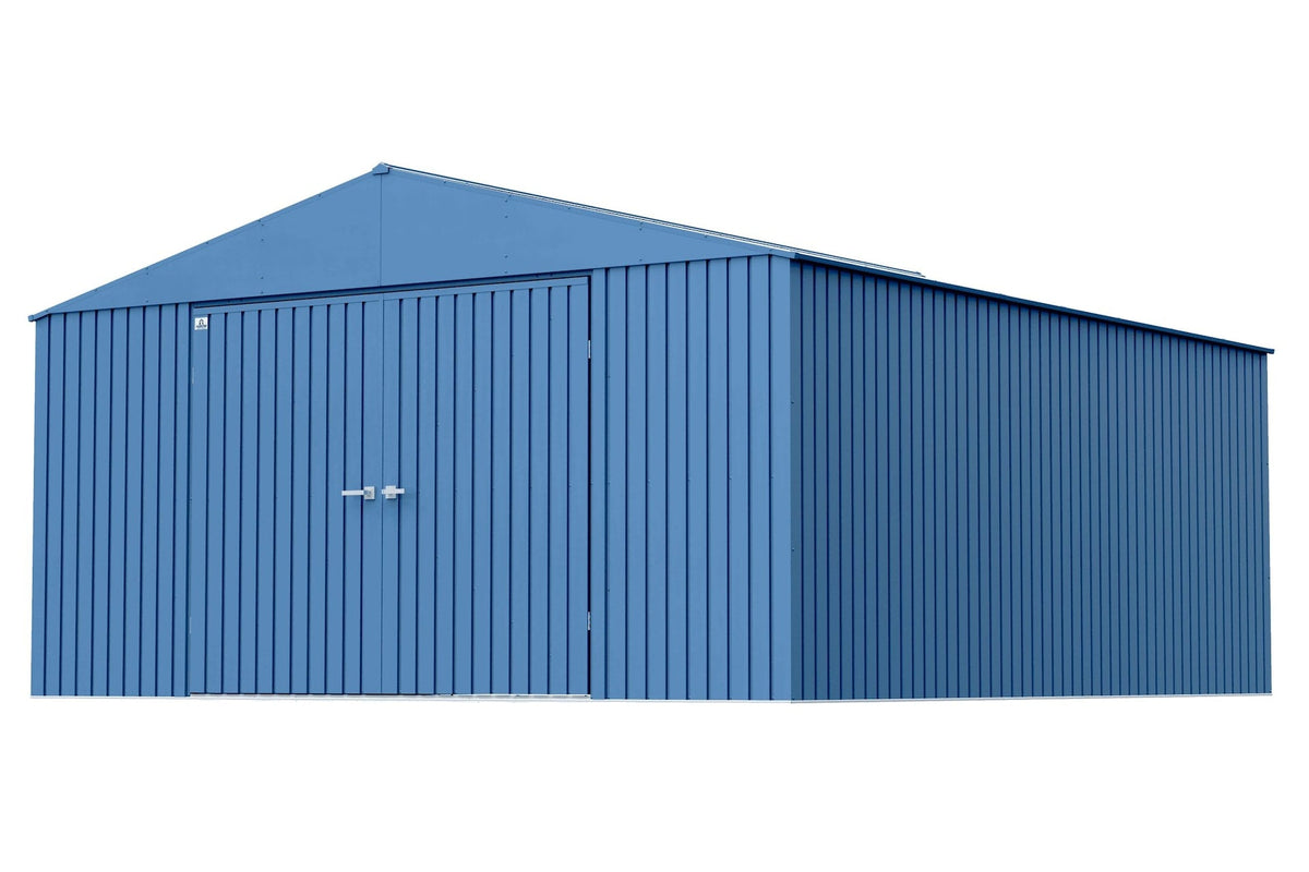 Elite 14x16-ft Blue Grey Corrosion-Resistant Steel Shed X8N6 - product image 2