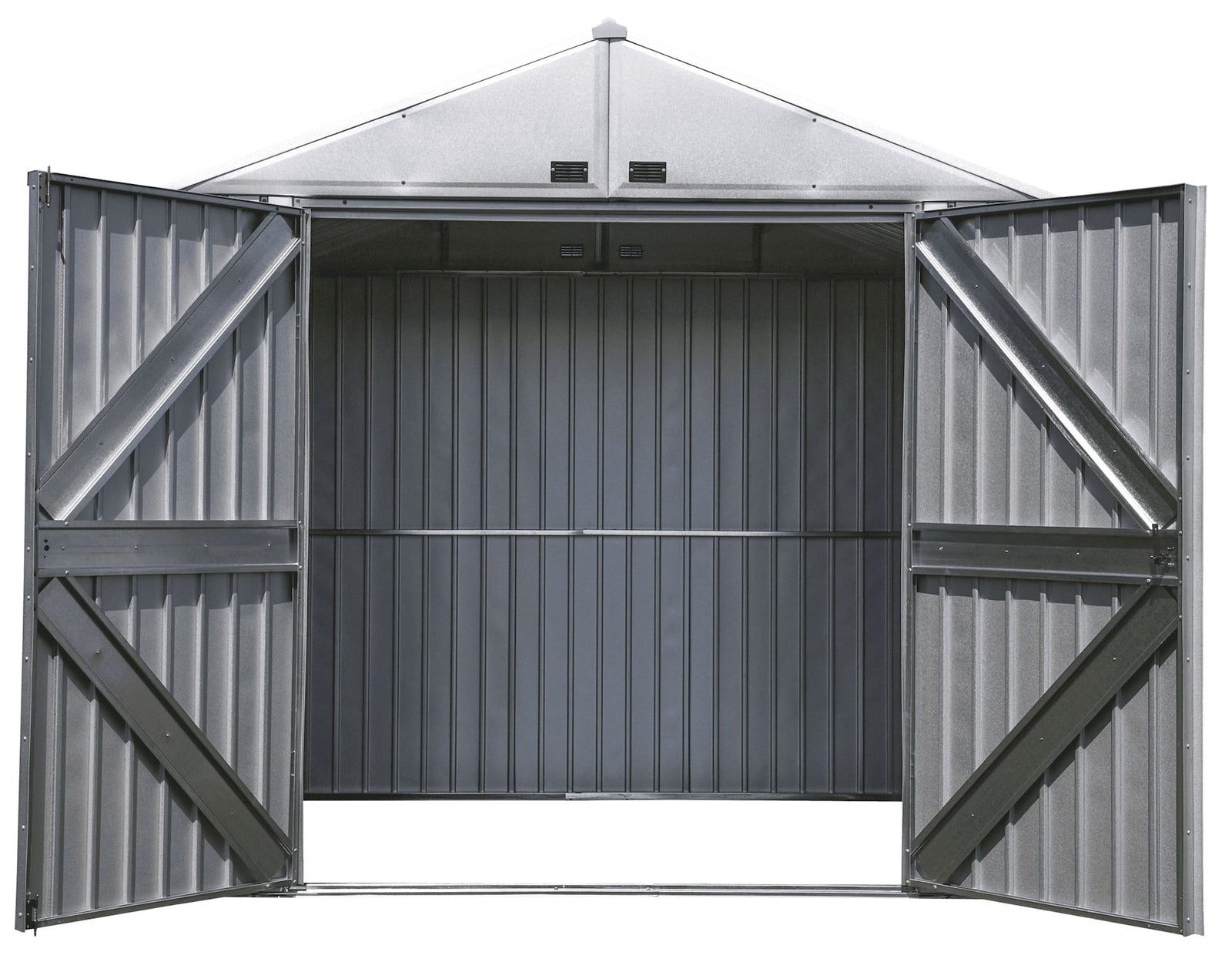 Elite 8x6-ft Corrosion-Resistant Steel Storage Shed Y4G1 - product image 6