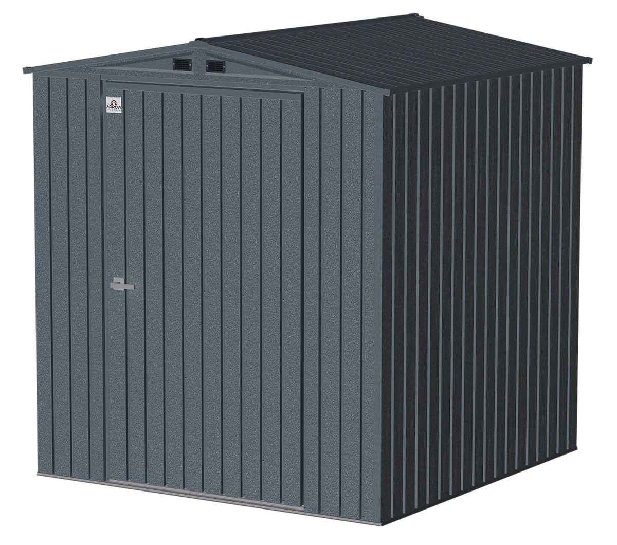 Elite Steel Storage Shed with Pent Roof, Anthracite, 6-ft x 6-ft A1P7 - product image 2