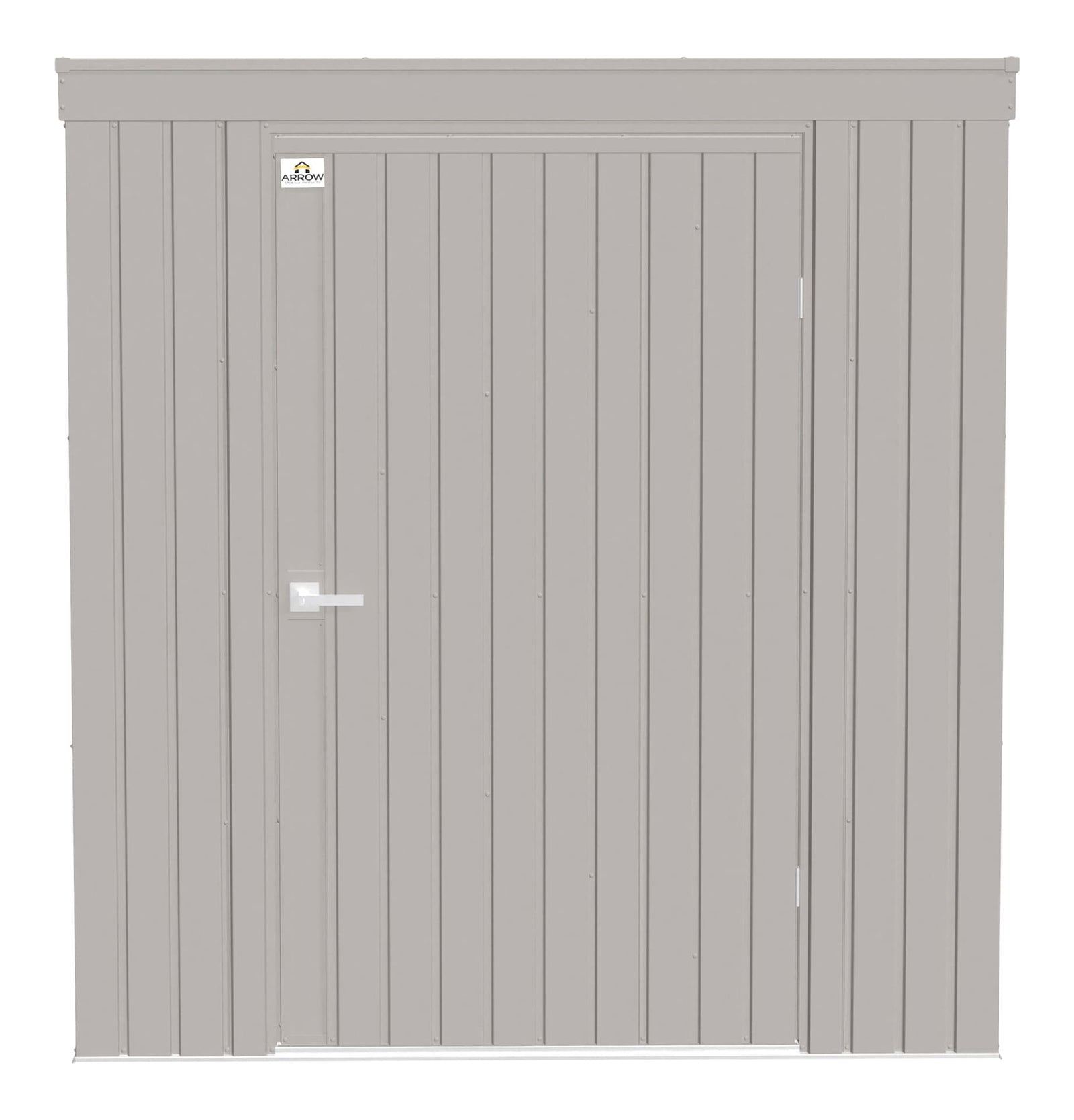 Elite Steel Storage Shed with Pent Roof, Cool Grey, 6-ft x 4-ft G8O4 - product image 3
