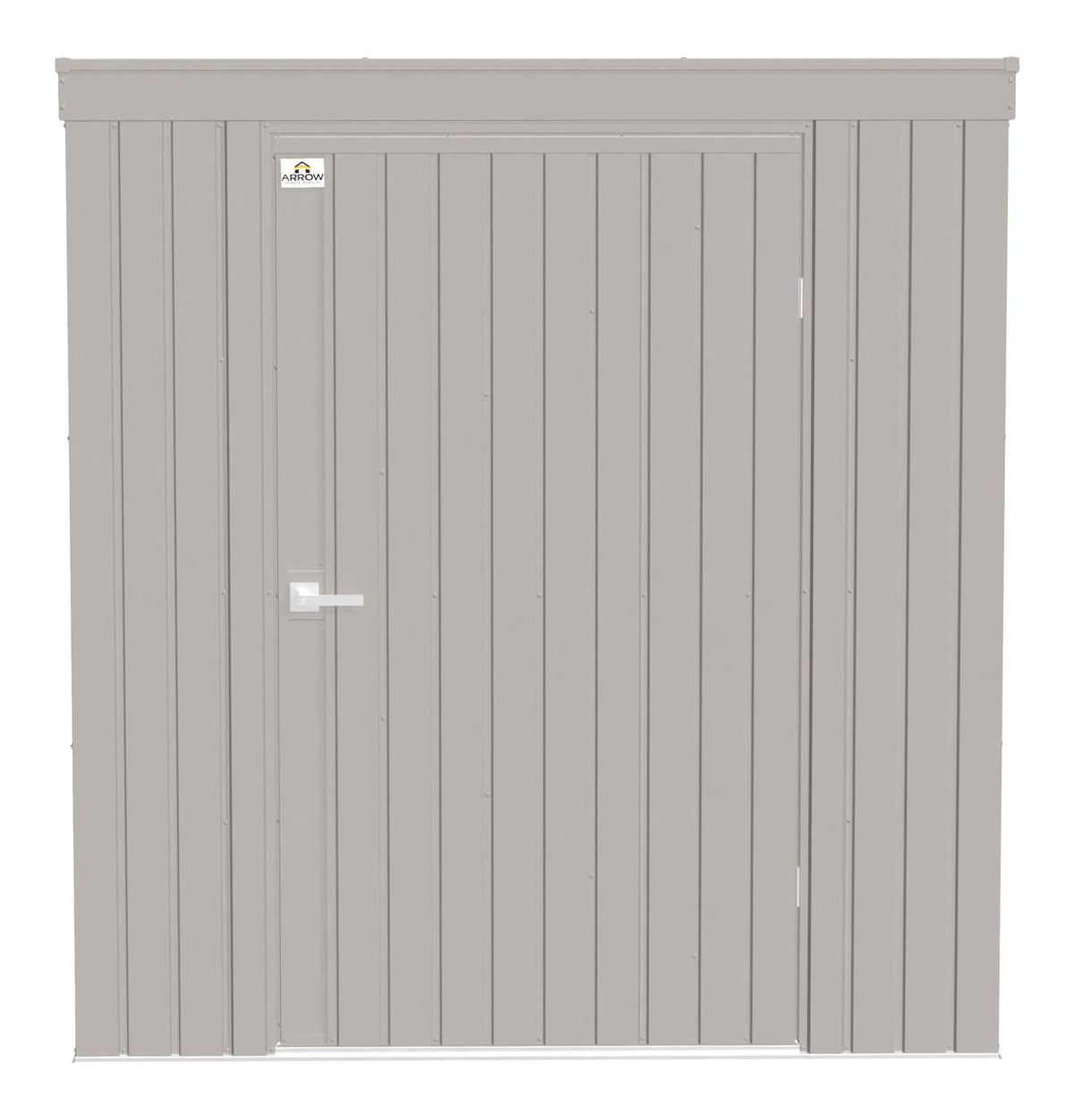 Elite Steel Storage Shed with Pent Roof, Cool Grey, 6-ft x 4-ft Y6U5 - product image 3