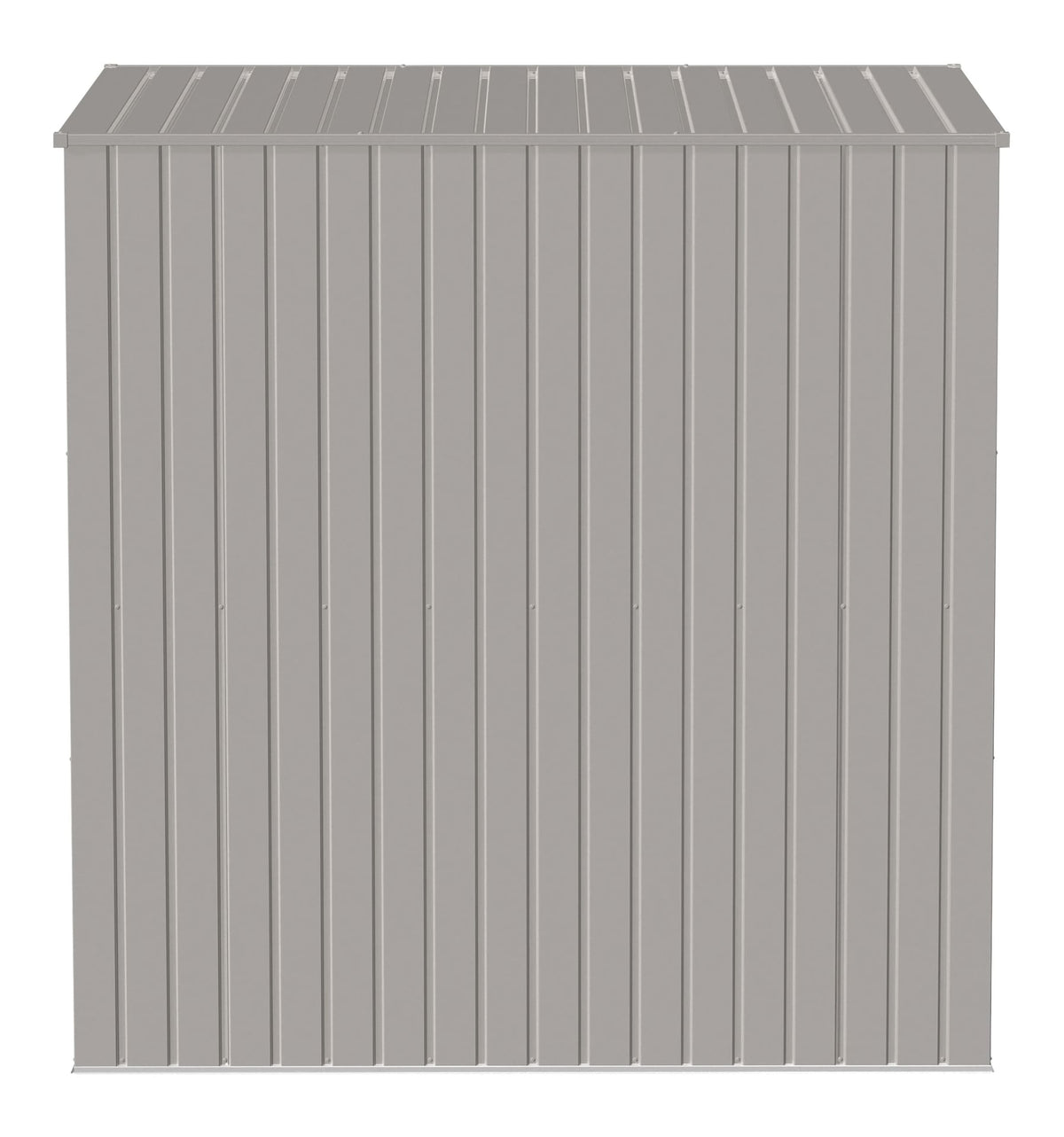 Elite Steel Storage Shed with Pent Roof, Cool Grey, 6-ft x 4-ft G8O4 - product image 6