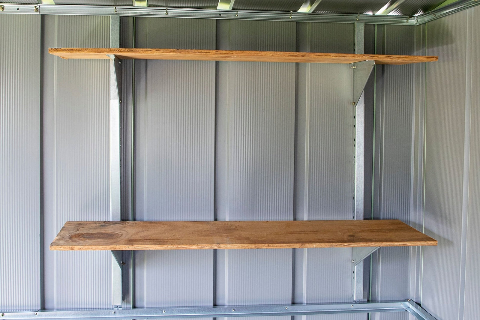 Galvanized Steel Shelf Kit with Hanger and Brackets S4N3 - product image 2