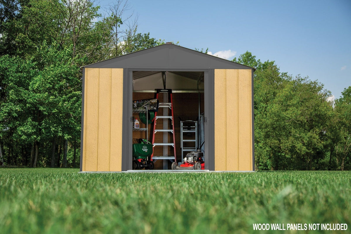 Ironwood Steel Hybrid Shed Kit, Anthracite, 10-ft x 12-ft D4E8 - product image 8