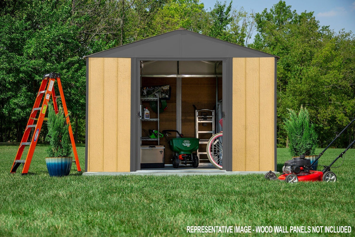 Ironwood Steel Hybrid Shed Kit, Anthracite, 10-ft x 8-ft E9L6 - product image 2