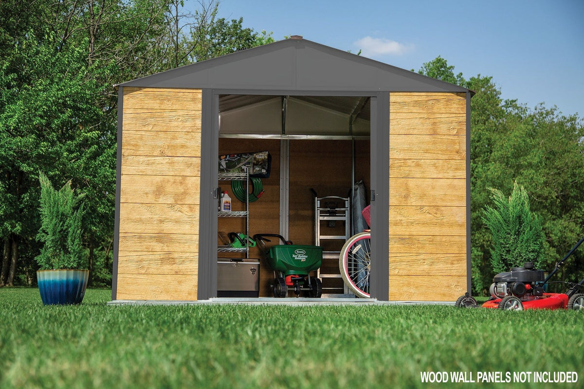 Ironwood Steel Hybrid Shed Kit, Anthracite, 10-ft x 8-ft E9L6 - product image 5