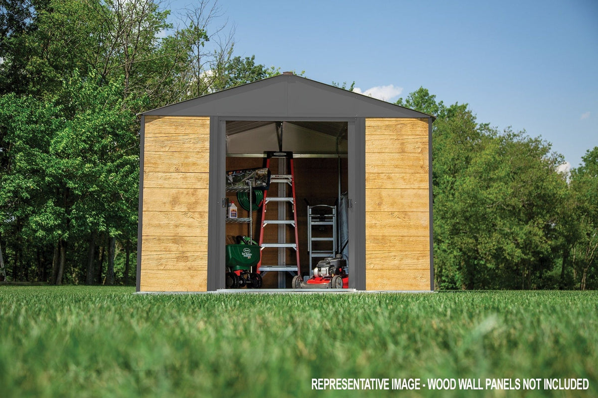 Ironwood Steel Hybrid Shed Kit, Anthracite, 10-ft x 8-ft E9L6 - product image 6