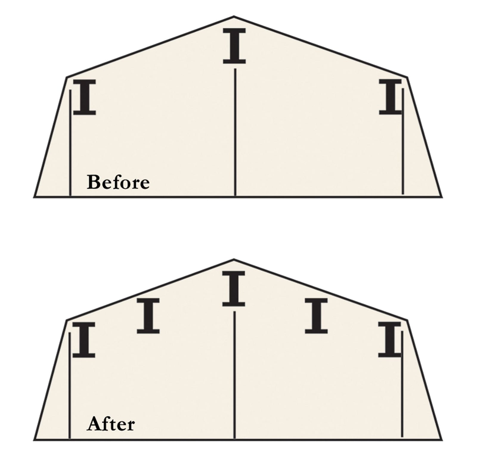 Roof Strengthening Kit for 6x5-ft and 8x6-ft Sheds P0X9 - product image 3