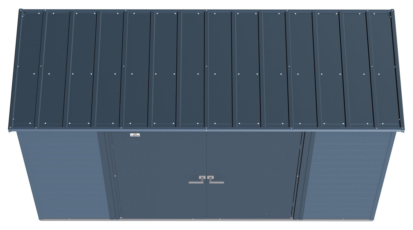 Select Galvanized Steel Storage Shed, Blue Grey, 10-ft x 4-ft O3M8 - product image 7