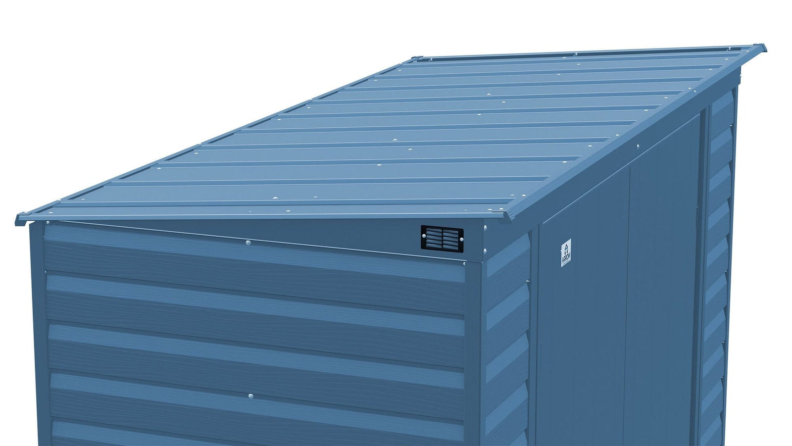 Select Galvanized Steel Storage Shed, Blue Grey, 10-ft x 4-ft O3M8 - product image 8
