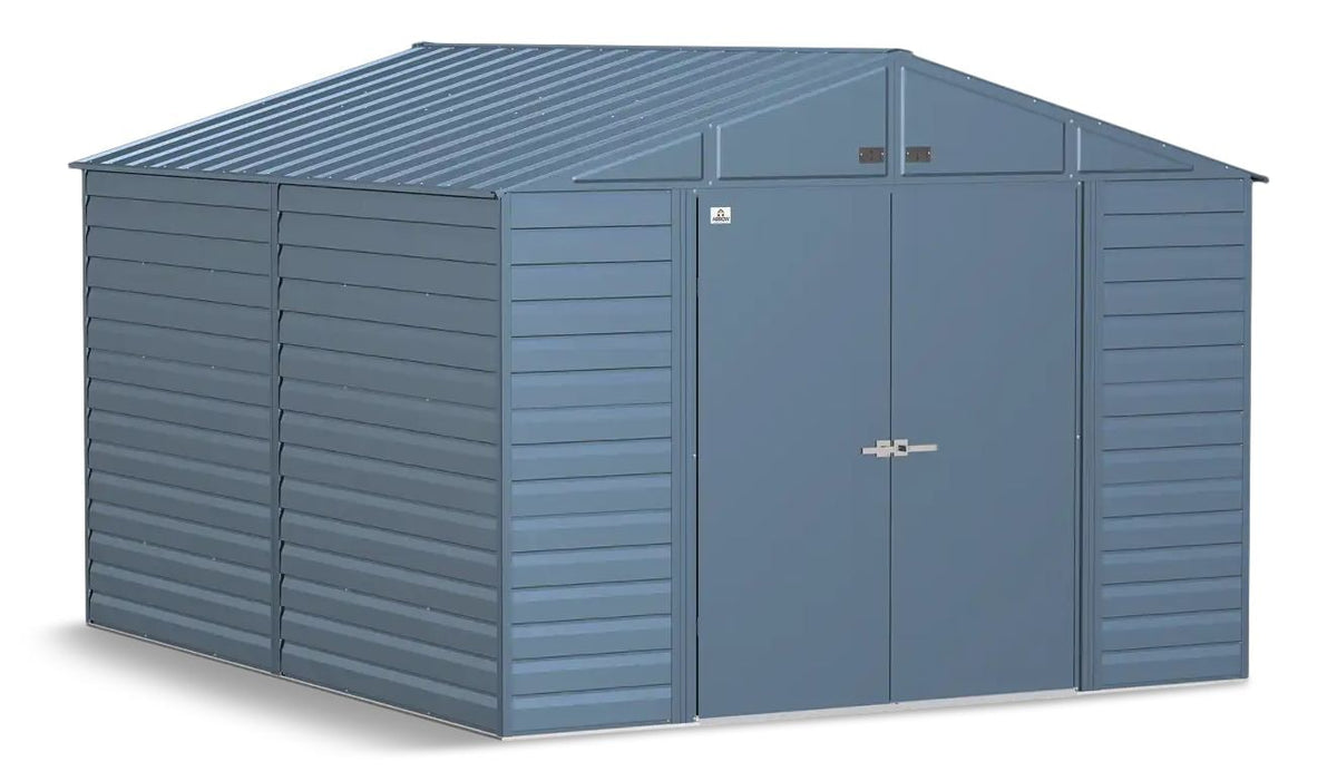 Select Galvanized Steel Storage Shed, Blue Grey, 10-ft x 8-ft S6P1 - product image 1