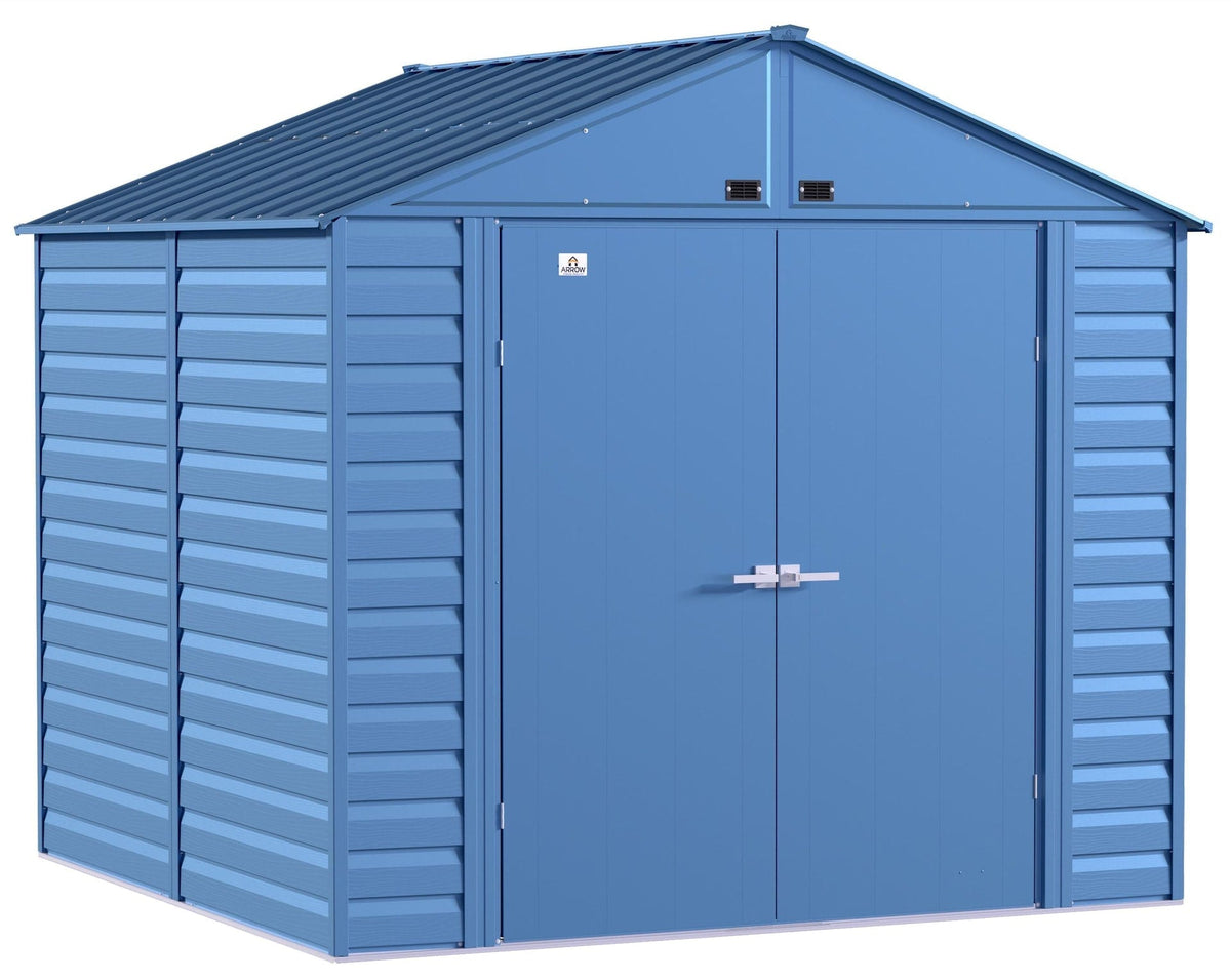 Select Galvanized Steel Storage Shed, Blue Grey, 8-ft x 8-ft X5Z0 - product image 2