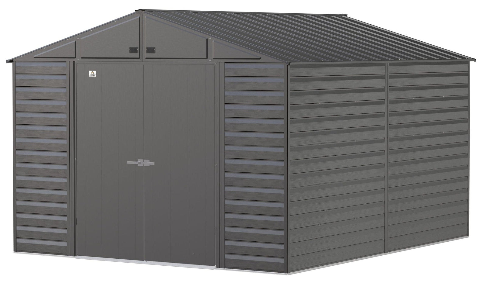 Select Galvanized Steel Storage Shed, Charcoal, 10-ft x 12-ft E3C2 - product image 3