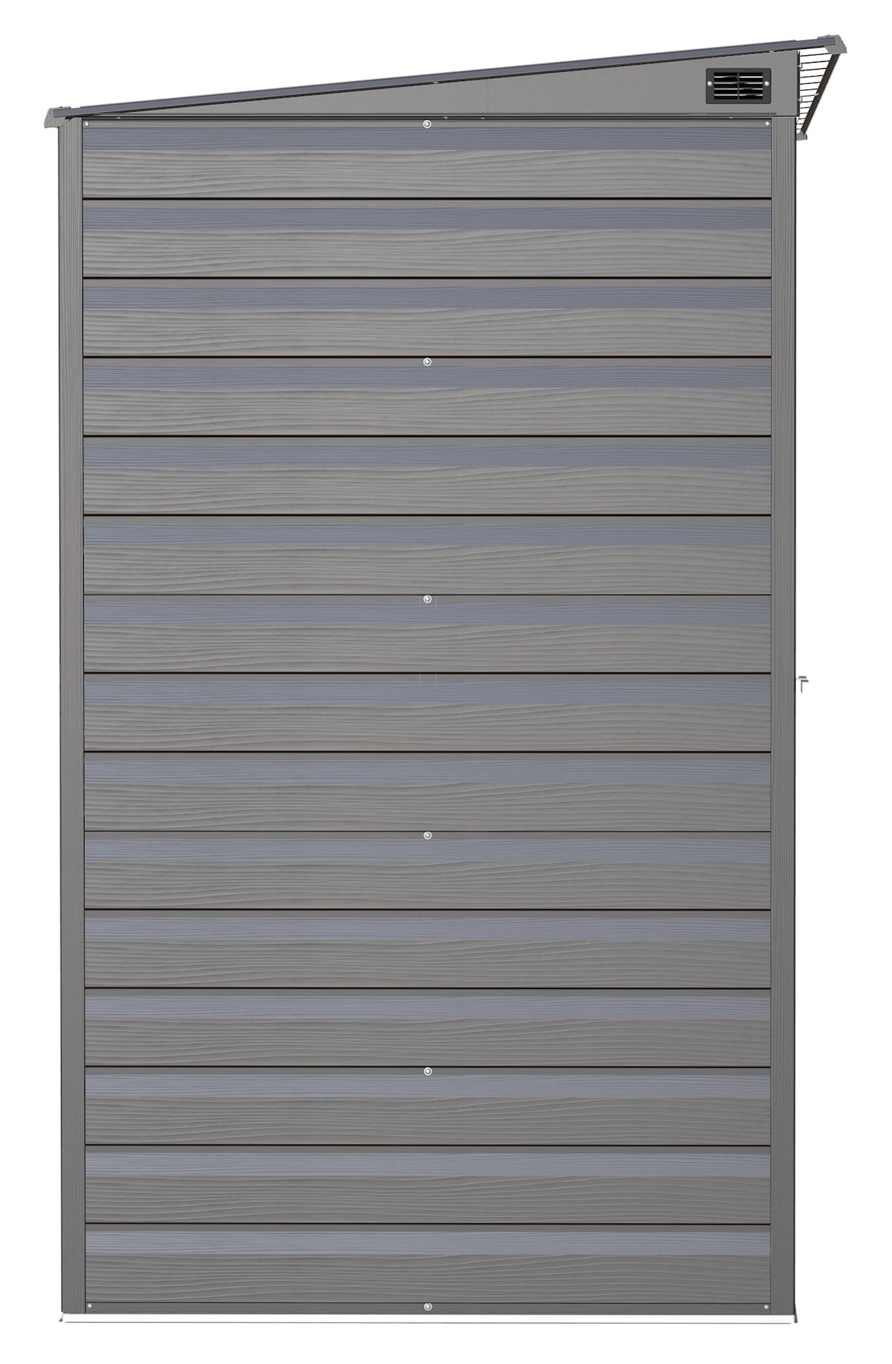 Select Galvanized Steel Storage Shed, Charcoal, 10-ft x 4-ft B6Z5 - product image 6
