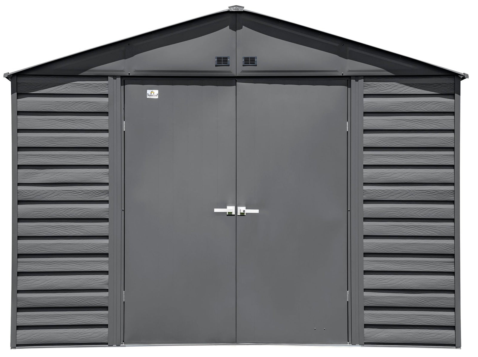 Select Galvanized Steel Storage Shed, Charcoal, 10-ft x 8-ft V0O9 - product image 4