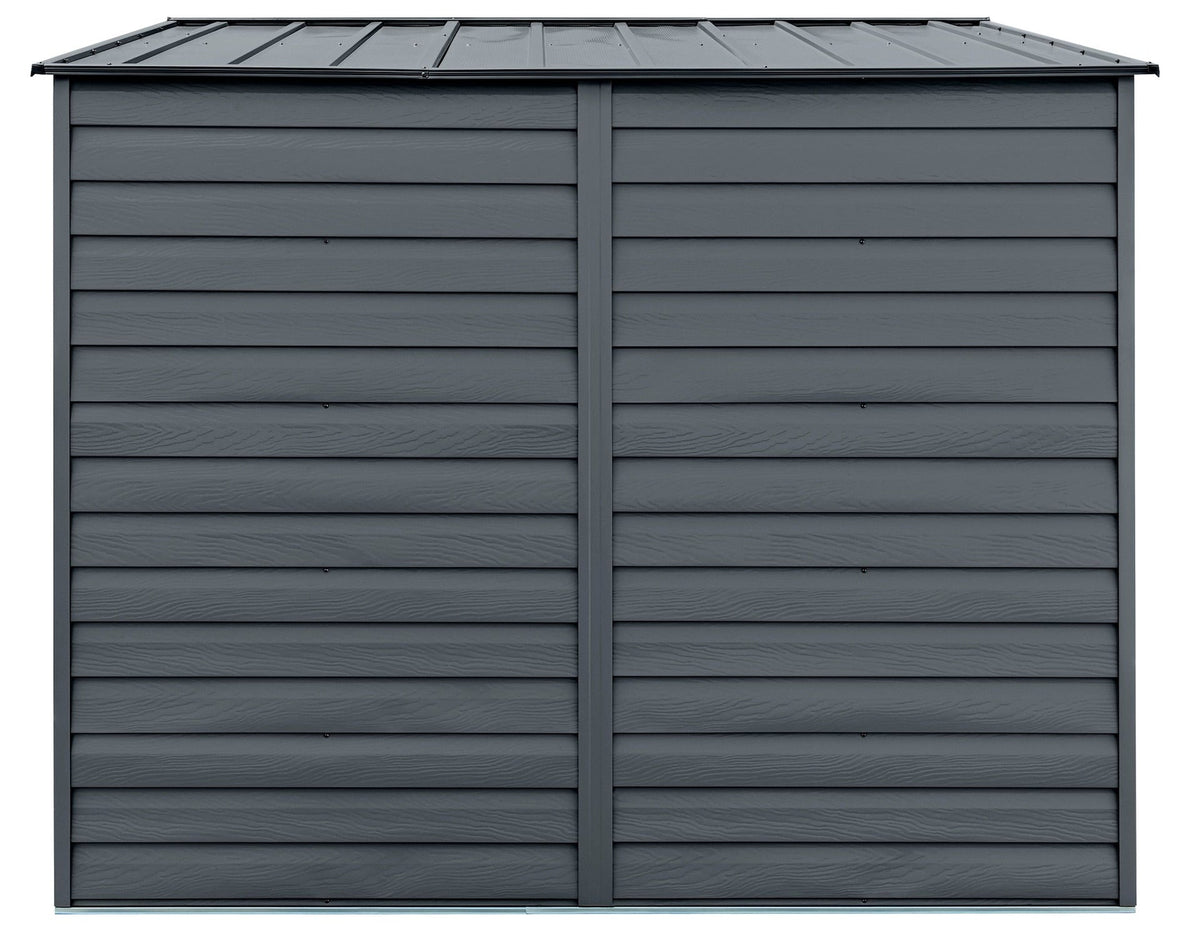 Select Galvanized Steel Storage Shed, Charcoal, 10-ft x 8-ft V0O9 - product image 5