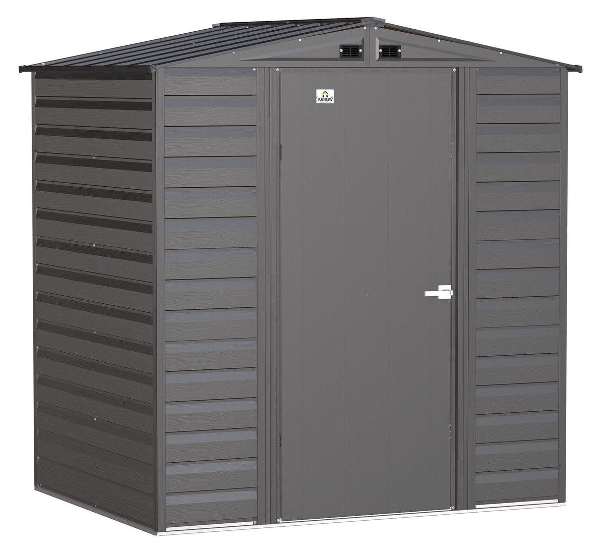 Select Galvanized Steel Storage Shed, Charcoal, 6-ft x 5-ft R6R8 - product image 1