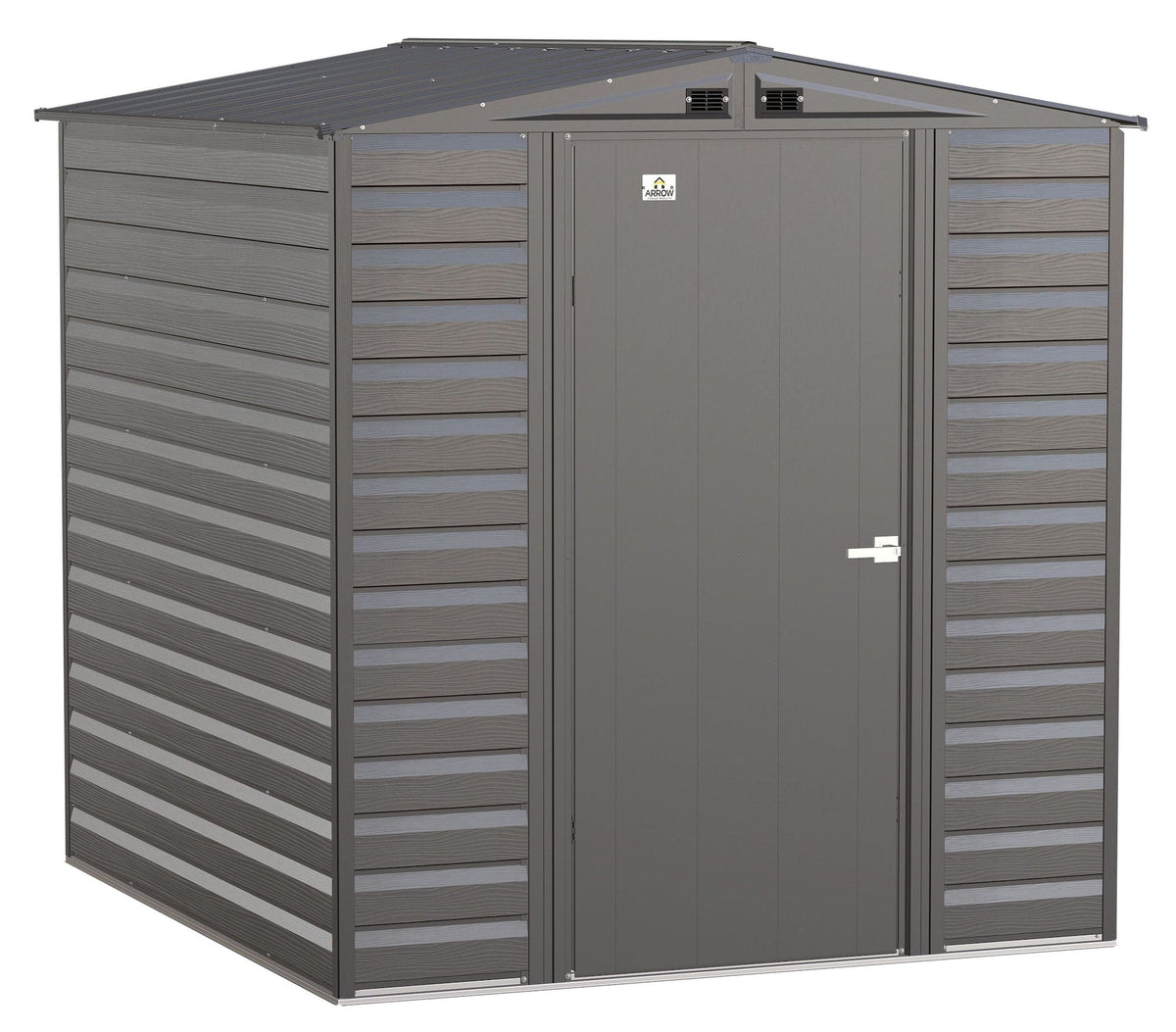Select Galvanized Steel Storage Shed, Charcoal, 6-ft x 7-ft E6U0 - product image 1