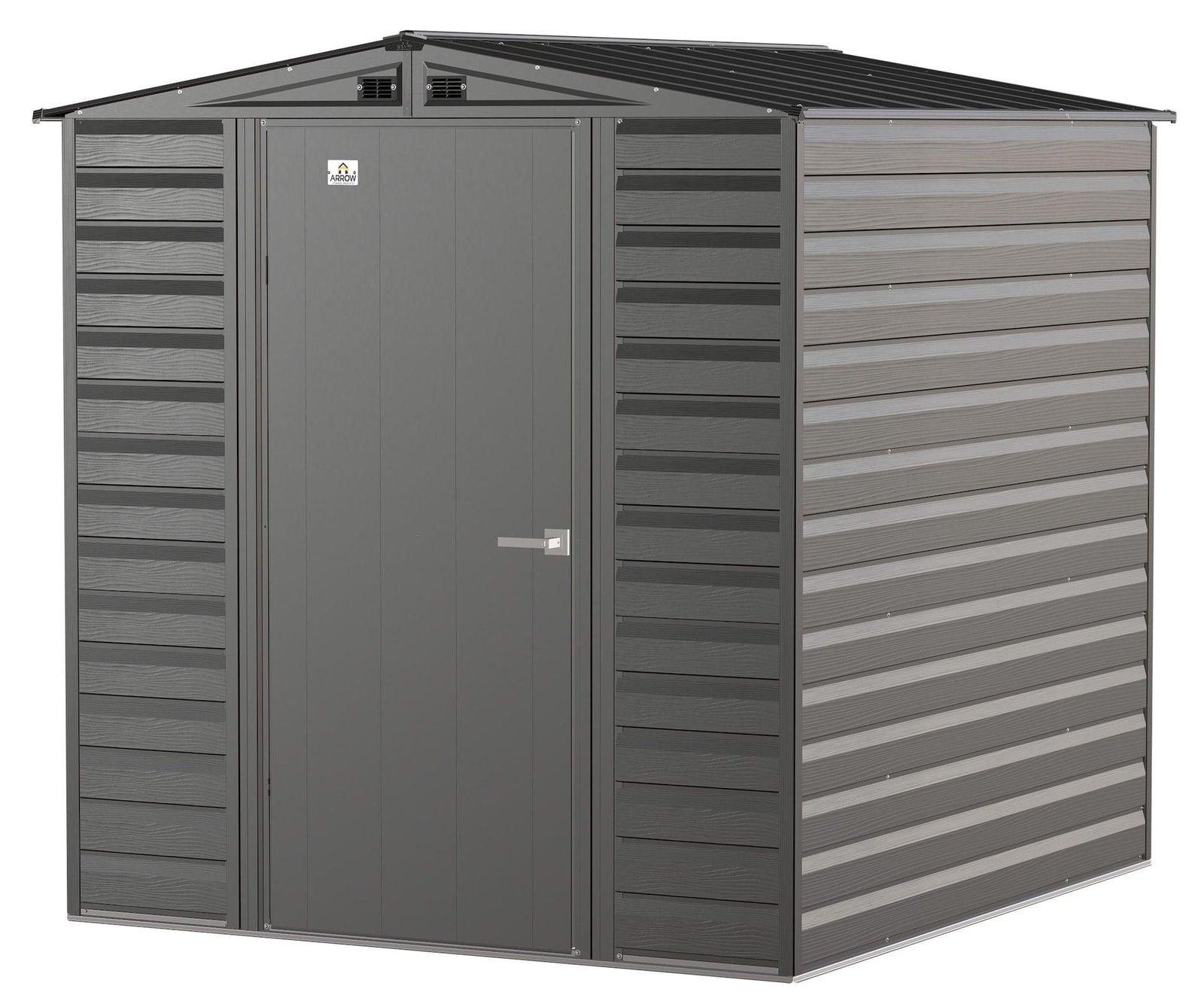Select Galvanized Steel Storage Shed, Charcoal, 6-ft x 7-ft E6U0 - product image 2