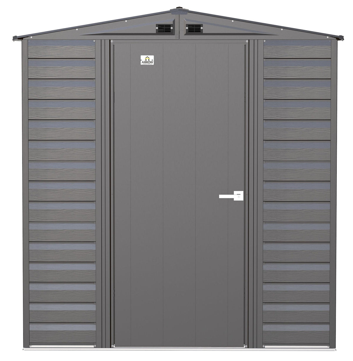 Select Galvanized Steel Storage Shed, Charcoal, 6-ft x 7-ft E6U0 - product image 3