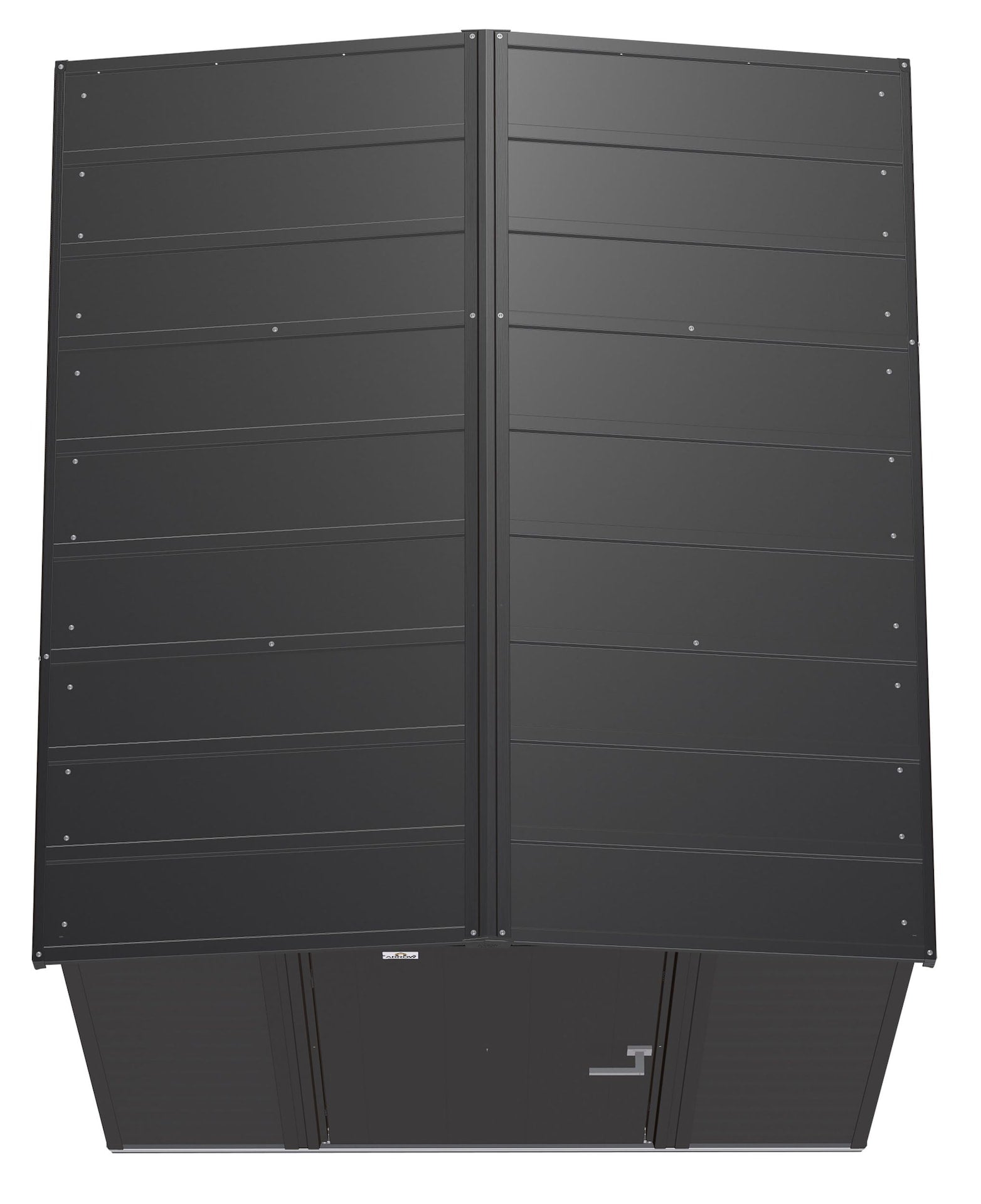 Select Galvanized Steel Storage Shed, Charcoal, 6-ft x 7-ft E6U0 - product image 5
