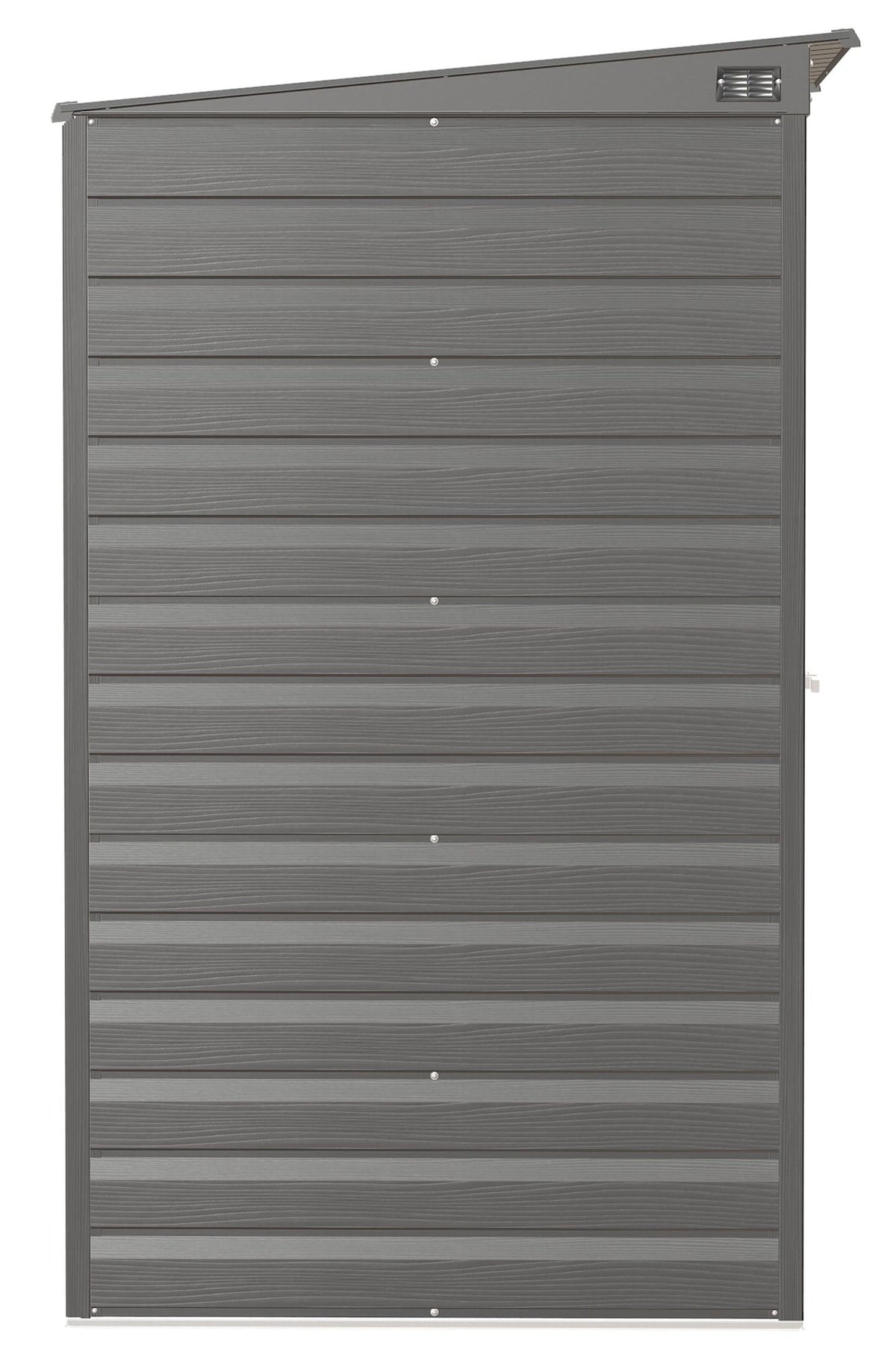 Select Galvanized Steel Storage Shed, Charcoal, 8-ft x 4-ft Y8K4 - product image 7