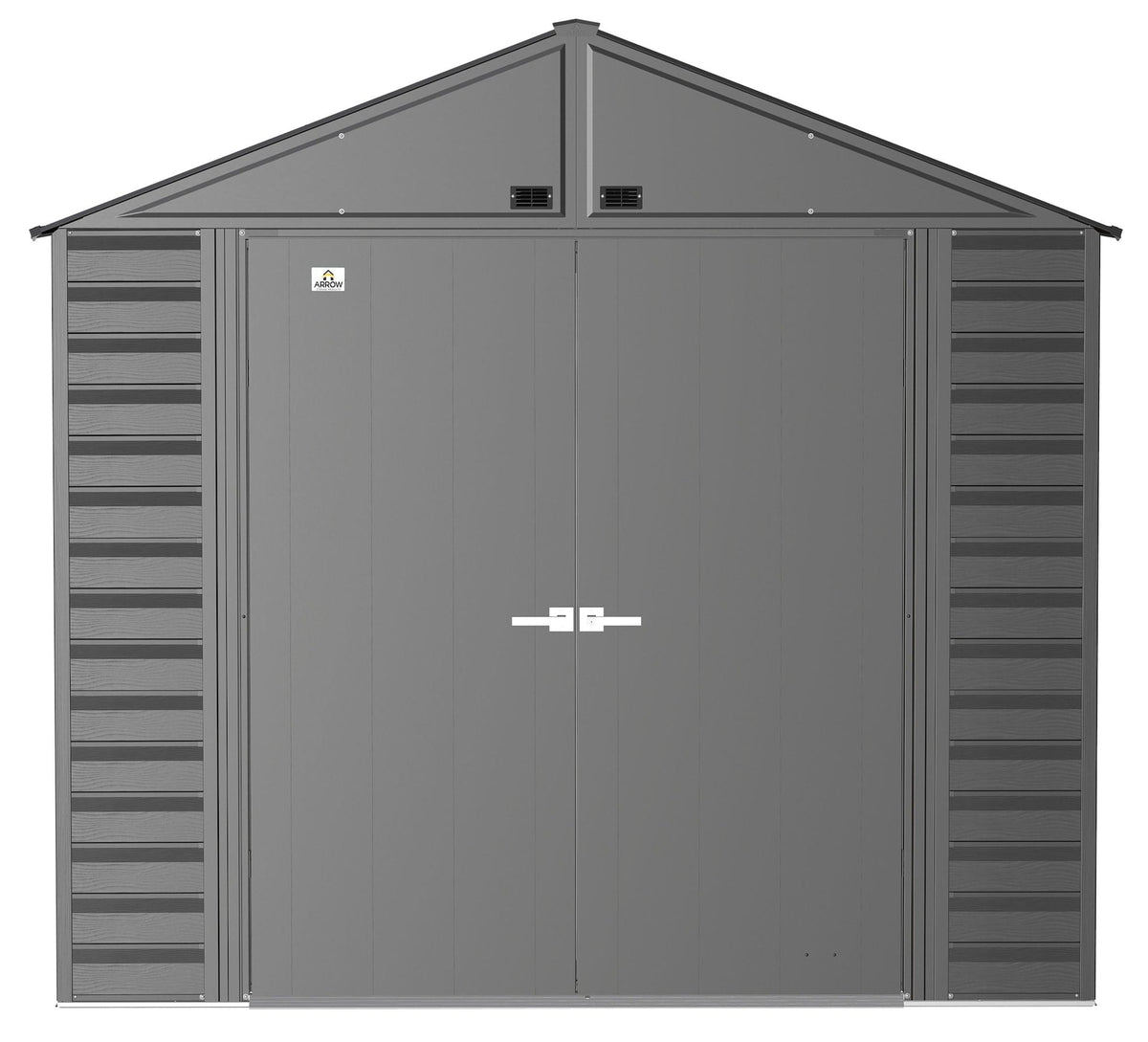 Select Galvanized Steel Storage Shed, Charcoal, 8-ft x 6-ft C6Q8 - product image 4