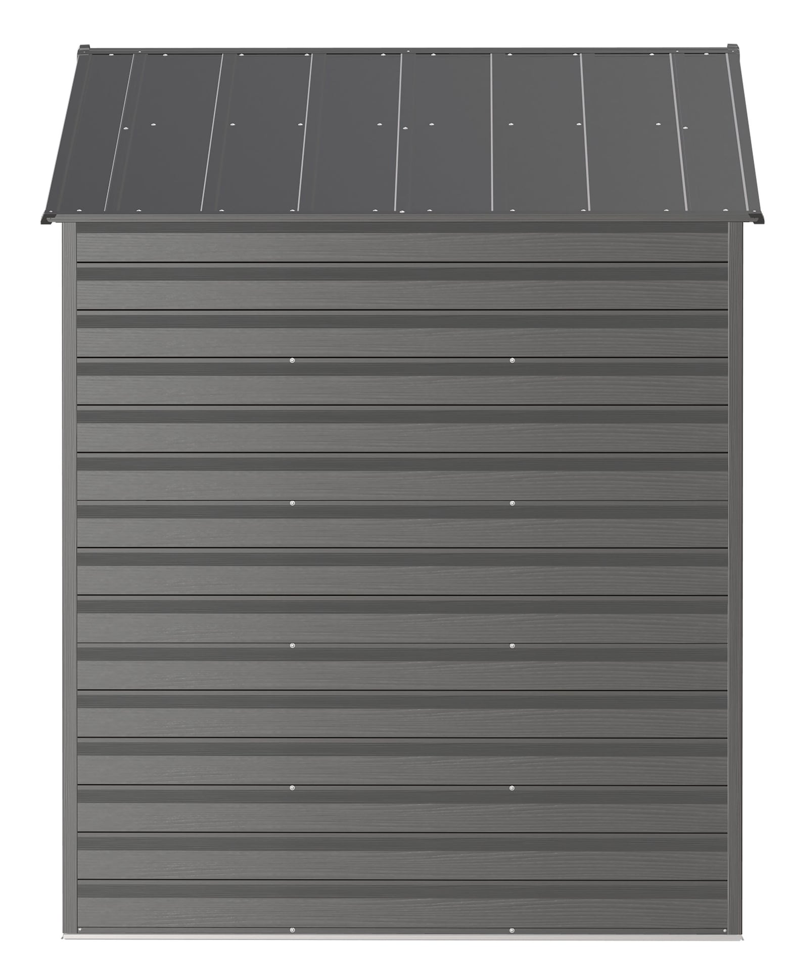 Select Galvanized Steel Storage Shed, Charcoal, 8-ft x 6-ft X0F3 - product image 6