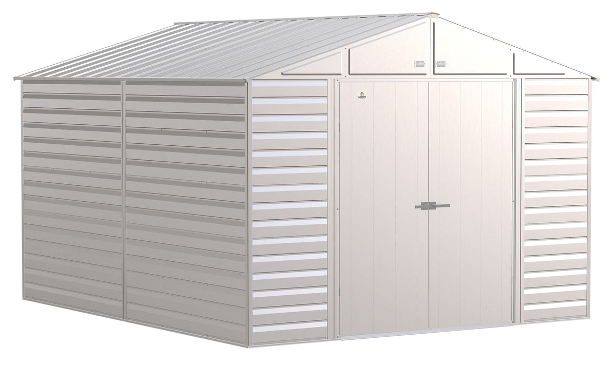 Select Galvanized Steel Storage Shed, Flute Grey, 10-ft x 12-ft C6Y0 - product image 2