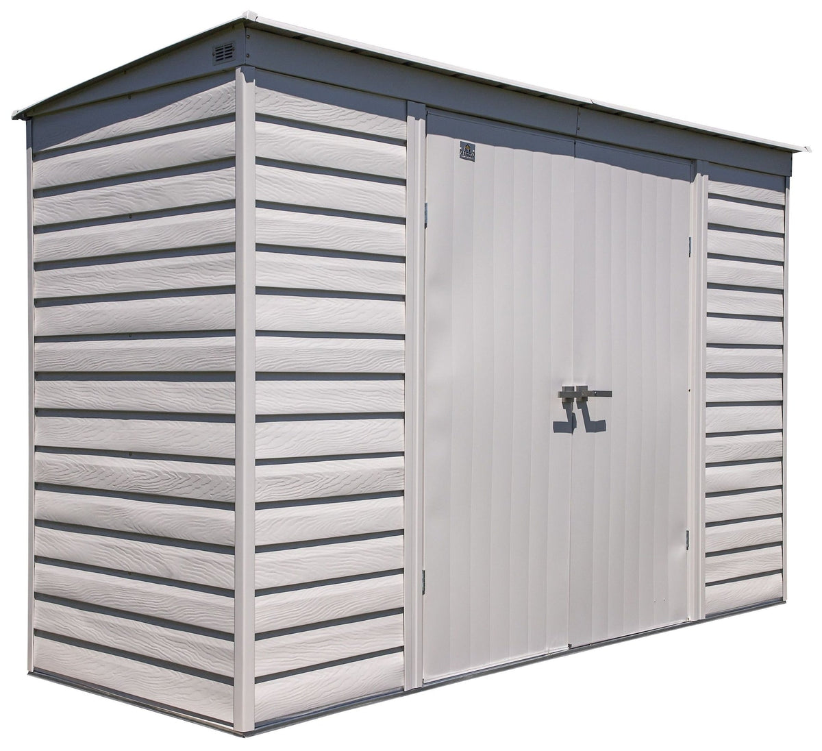 Select Galvanized Steel Storage Shed, Flute Grey, 10-ft x 4-ft U8W8 - product image 2