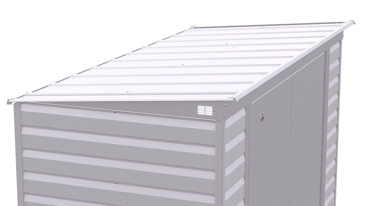 Select Galvanized Steel Storage Shed, Flute Grey, 10-ft x 4-ft G0C3 - product image 8