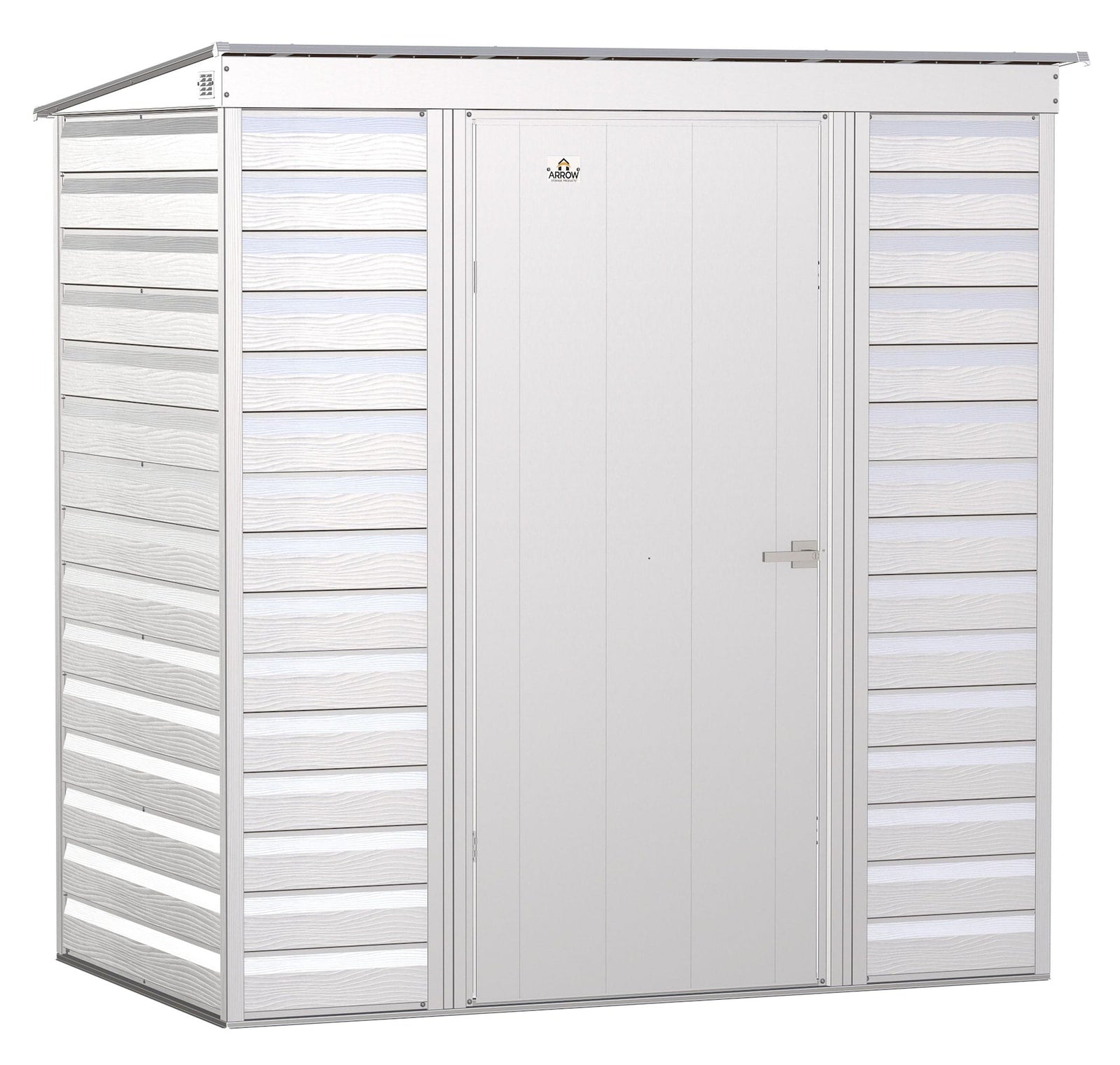 Select Galvanized Steel Storage Shed, Flute Grey, 6-ft x 4-ft E1O6 - product image 3