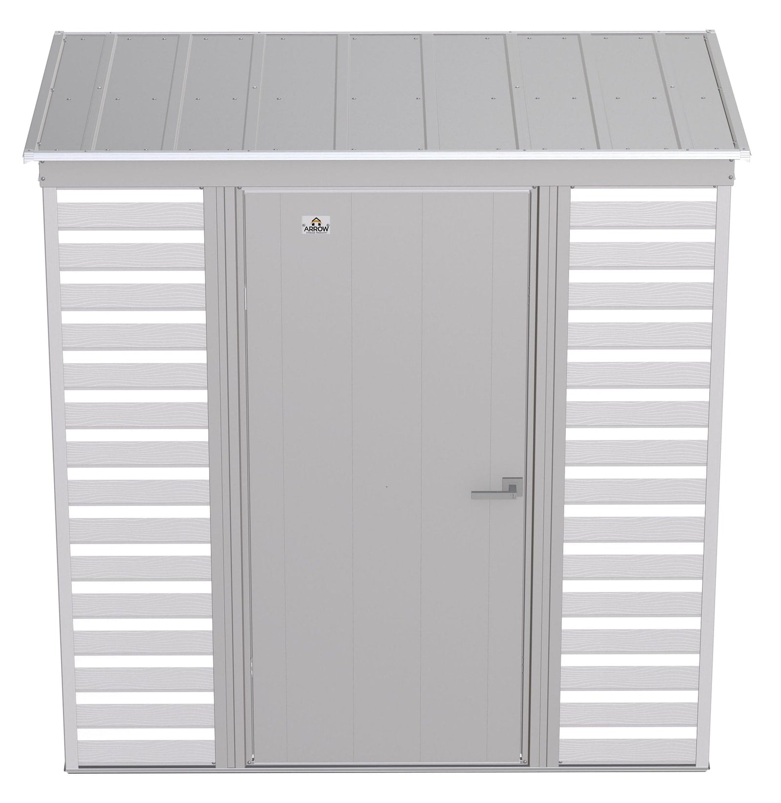 Select Galvanized Steel Storage Shed, Flute Grey, 6-ft x 4-ft E1O6 - product image 5