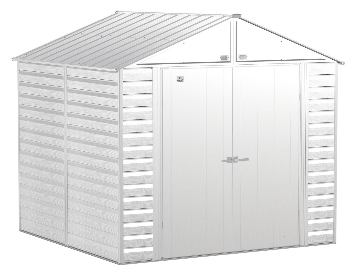 Select Galvanized Steel Storage Shed, Flute Grey, 8-ft x 8-ft X7B0 - product image 2