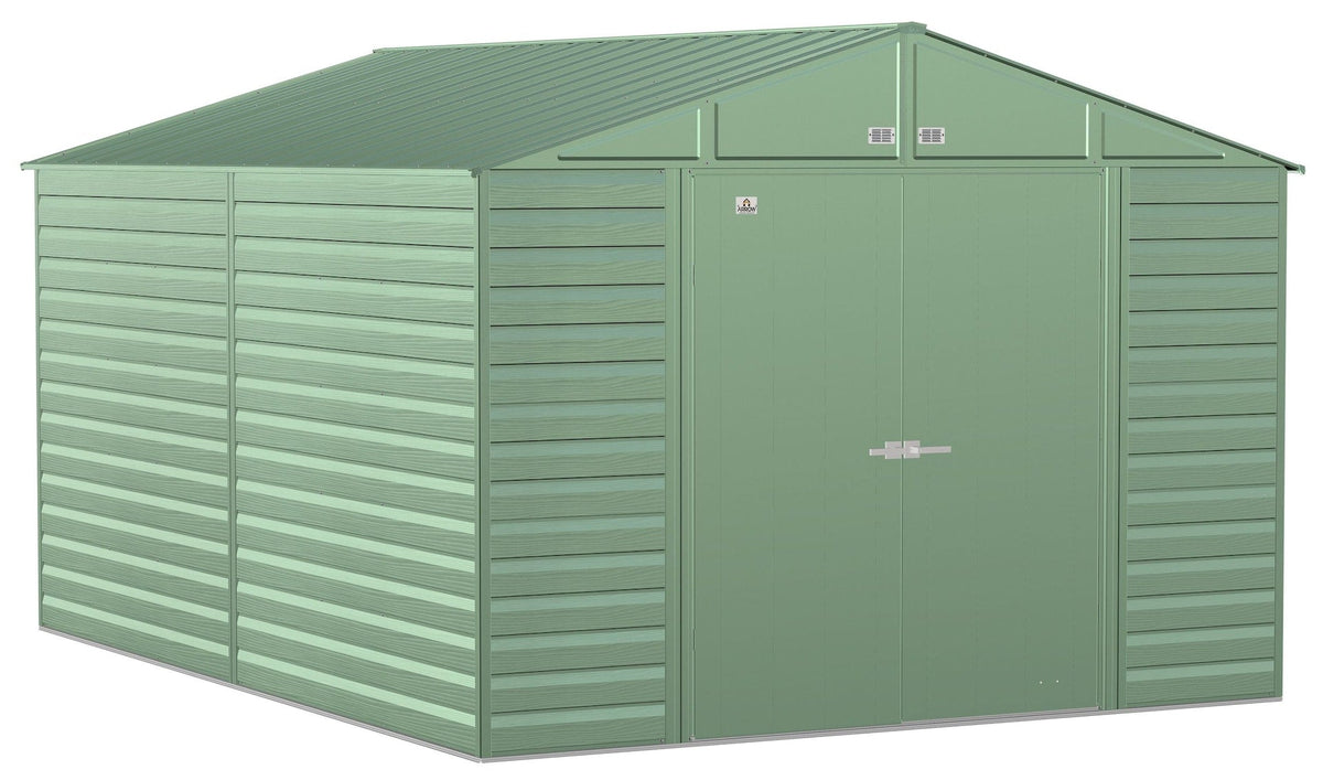 Select Galvanized Steel Storage Shed, Sage Green, 10-ft x 14-ft E5F7 - product image 3
