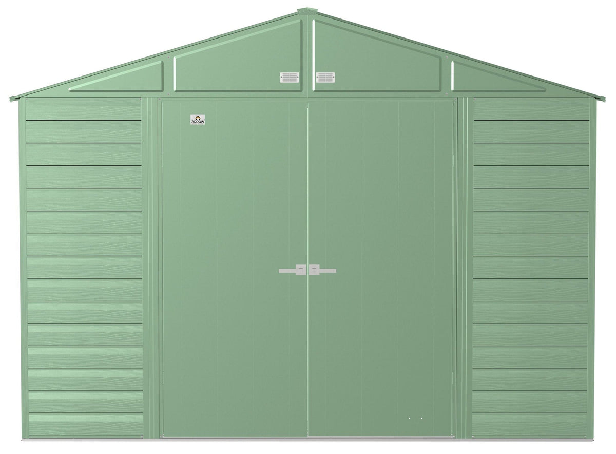 Select Galvanized Steel Storage Shed, Sage Green, 10-ft x 14-ft E5F7 - product image 4