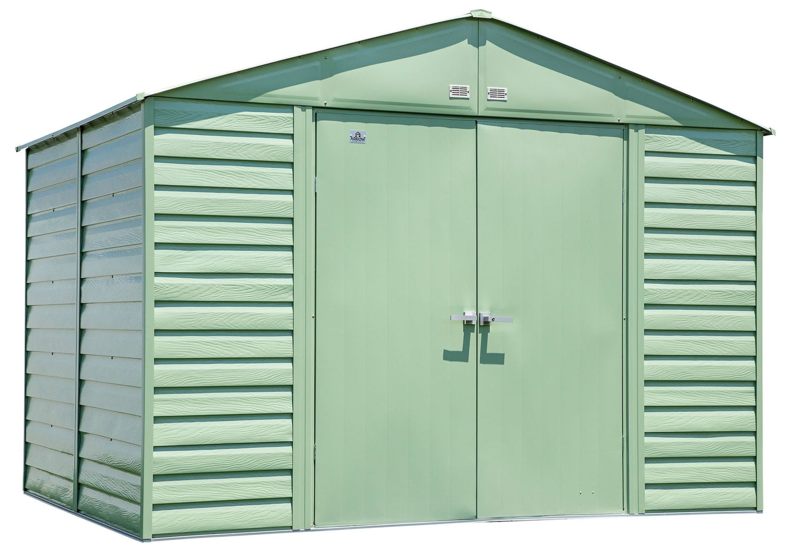 Select Galvanized Steel Storage Shed, Sage Green, 10-ft x 8-ft E4W4 - product image 1