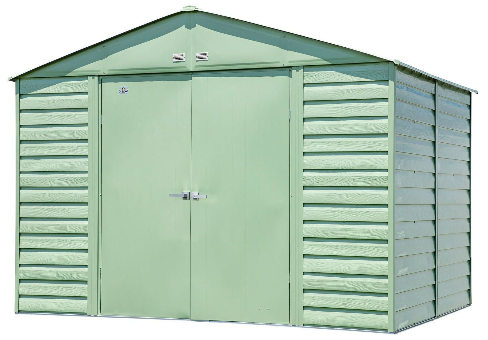 Select Galvanized Steel Storage Shed, Sage Green, 10-ft x 8-ft E4W4 - product image 4