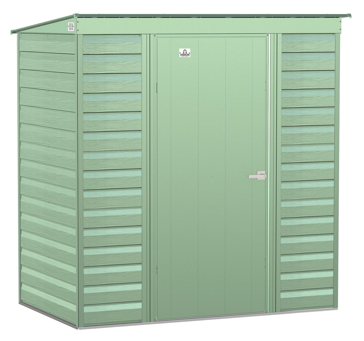 Select Galvanized Steel Storage Shed, Sage Green, 6-ft x 4-ft K1A7 - product image 2