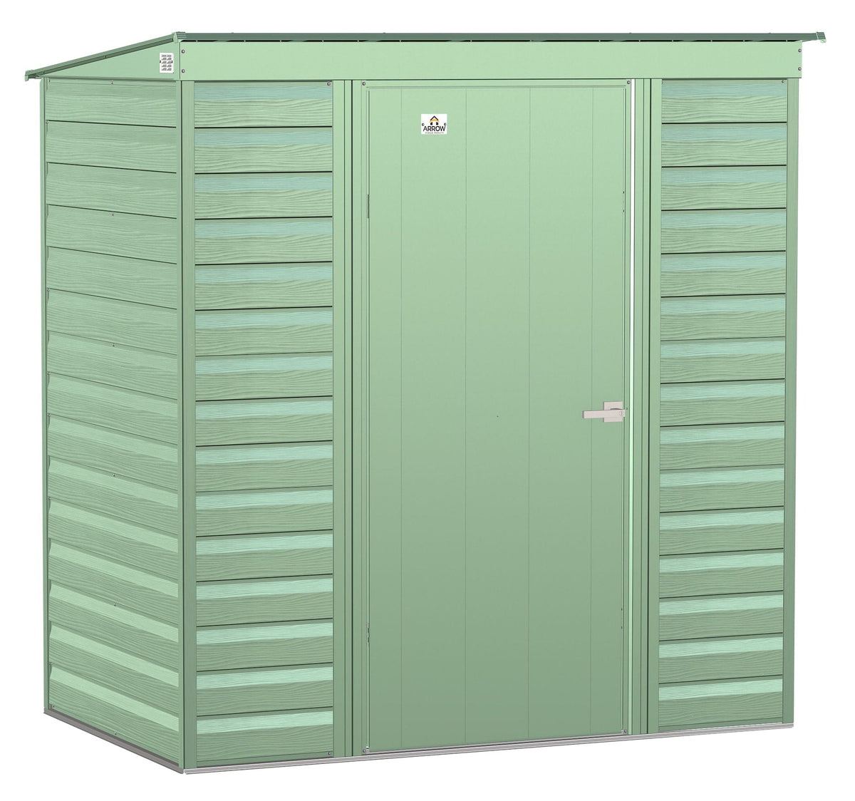 Select Galvanized Steel Storage Shed, Sage Green, 6-ft x 4-ft K1A7 - product image 3