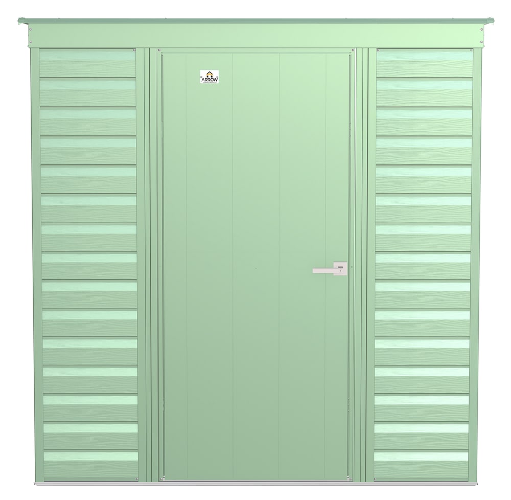 Select Galvanized Steel Storage Shed, Sage Green, 6-ft x 4-ft K1A7 - product image 4