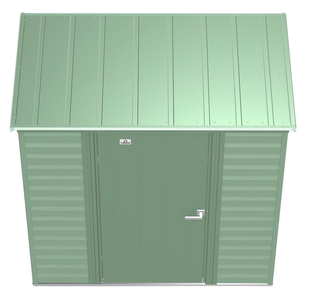 Select Galvanized Steel Storage Shed, Sage Green, 6-ft x 4-ft K1A7 - product image 8