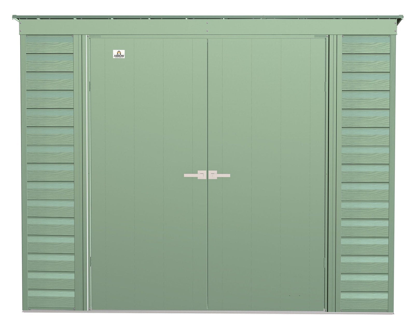 Select Galvanized Steel Storage Shed, Sage Green, 8-ft x 4-ft P4N1 - product image 4