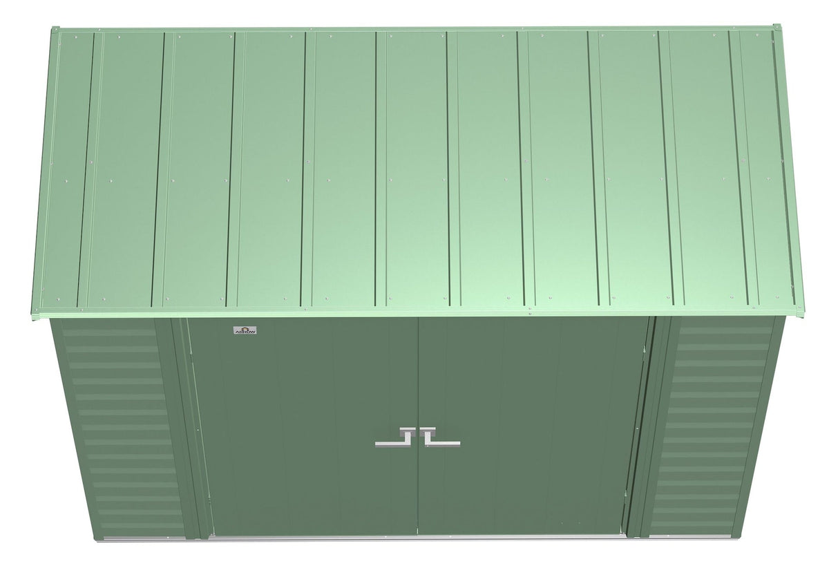 Select Galvanized Steel Storage Shed, Sage Green, 8-ft x 4-ft P4N1 - product image 5