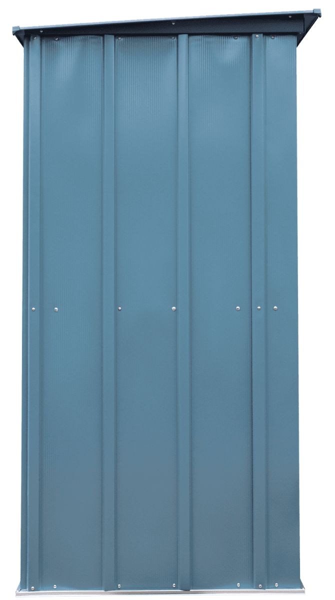Spacemaker 4x3-ft Juniper Berry Lockable Patio Shed D0H2 - product image 3