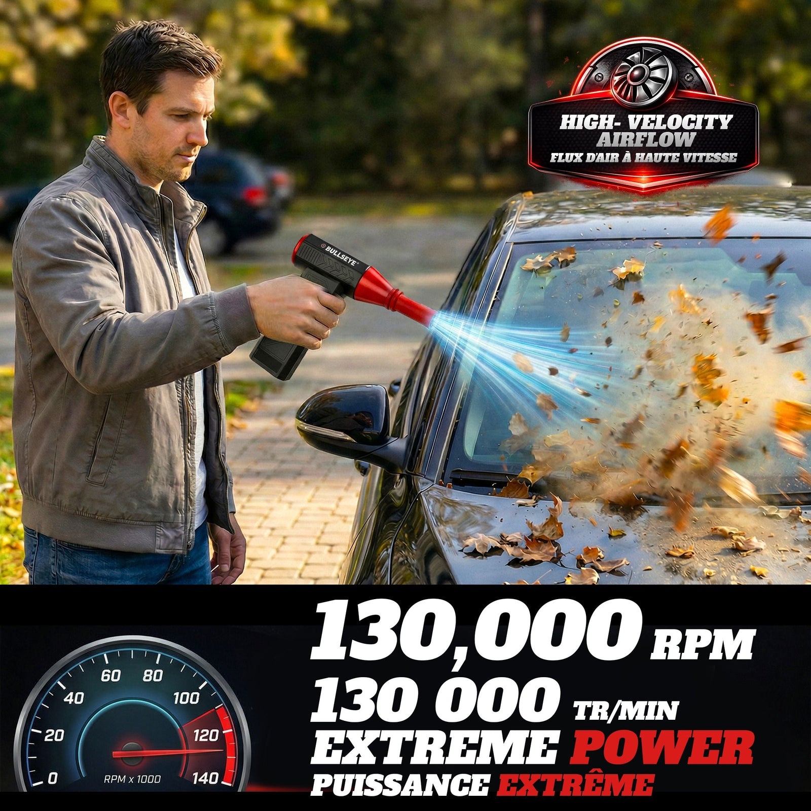 Bullseye Air Blaster 7.4V Rechargeable Handheld Blower X2S0 - product image 3